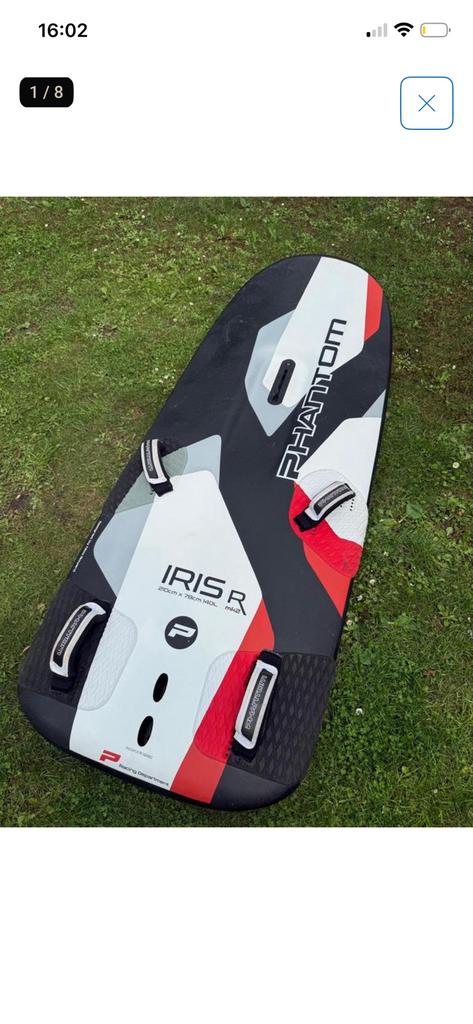 Phantom Iris R foilboard, Watersport en Boten, Windsurfen, Ophalen, 250 tot 300 cm, Plank, 5 tot 7 m²