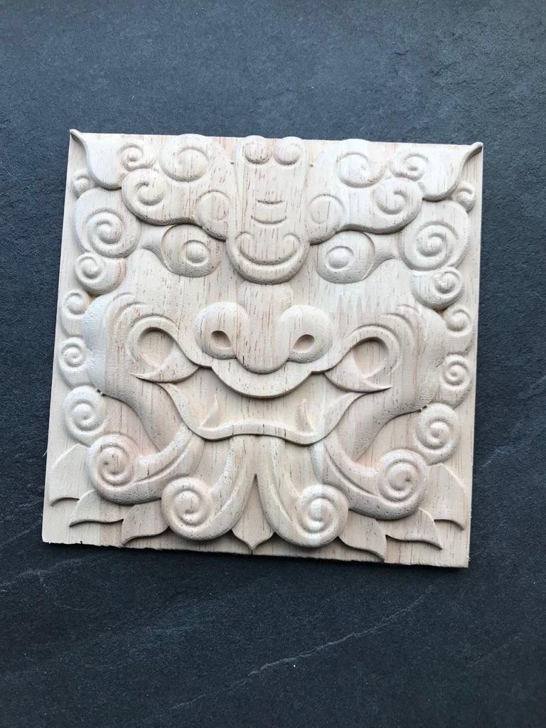 Tibetaans houtsnijwerk voor op een oosterse tibet kast, Verburgt Vintage, Nieuw, Ophalen of Verzenden, https://verburgtvintage.nl/#contact