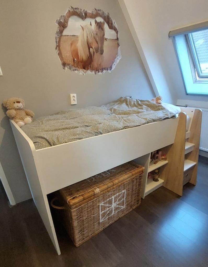 Gebruikte maar nog goede middenhoogslaper., Ophalen, Gebruikt, Halfhoogslaper