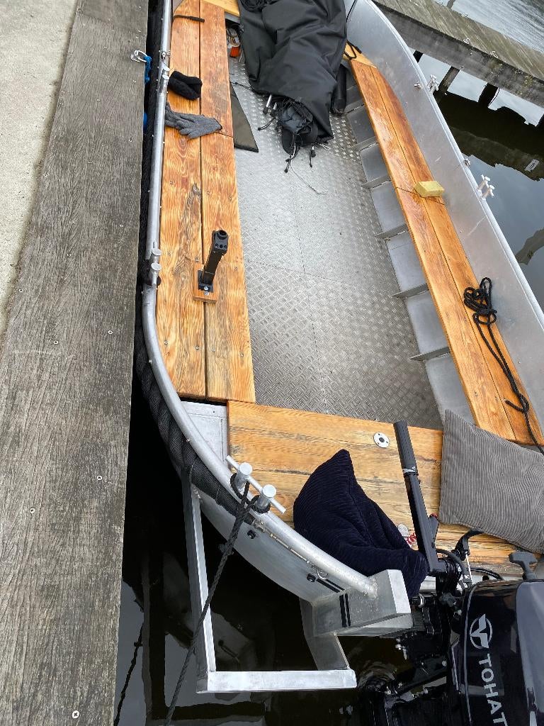 te koop frappant 500 aluminium zonder motor, Watersport en Boten, Bootonderdelen, Ophalen, Gebruikt, Overige typen, Motorboot