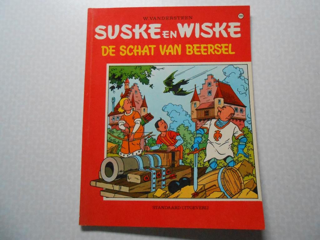 Suske en wiske 111 De schat van Beersel 1971 1 ste druk., Boeken, Stripboeken, Willy Vandersteen, Eén stripboek, Nieuw, Ophalen of Verzenden