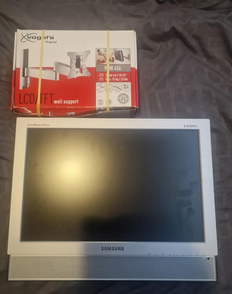 Samsung SyncMaster 941MW LCD TV Monitor+wall suppport, Audio, Tv en Foto, Televisies, Ophalen, Gebruikt, 50 Hz, LCD