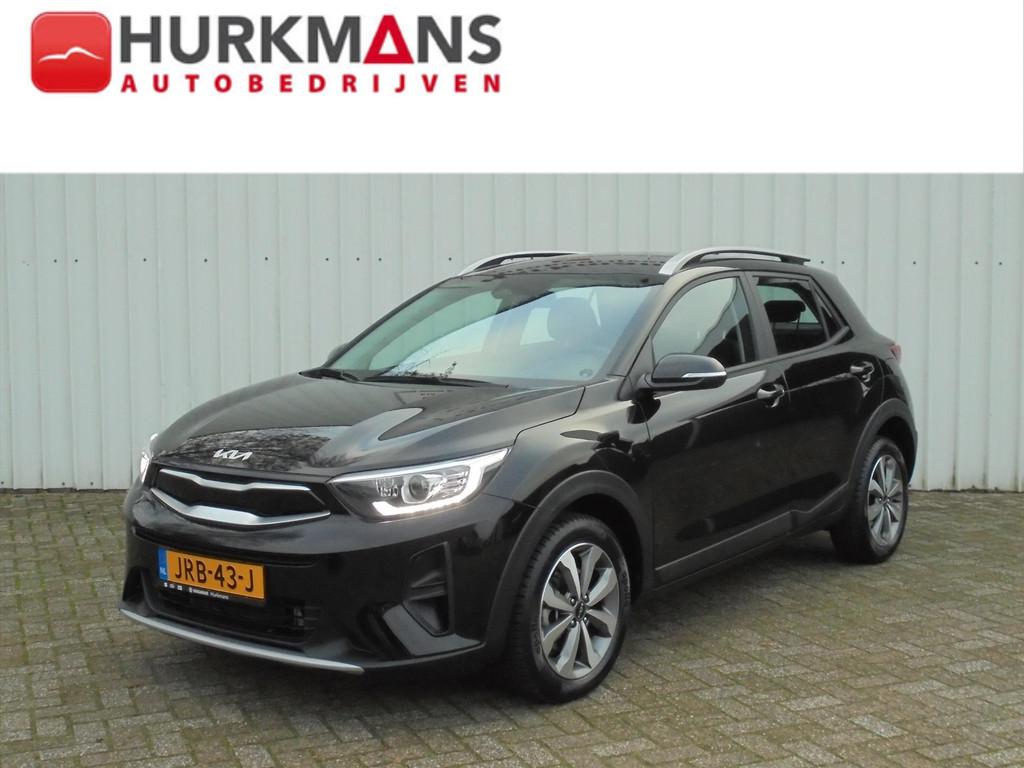 Kia Stonic 1.0 T-GDi MHEV 100PK AUTOMAAT NAVI HOGE INSTAP, Automaat, Zwart, Bedrijf, Metallic lak