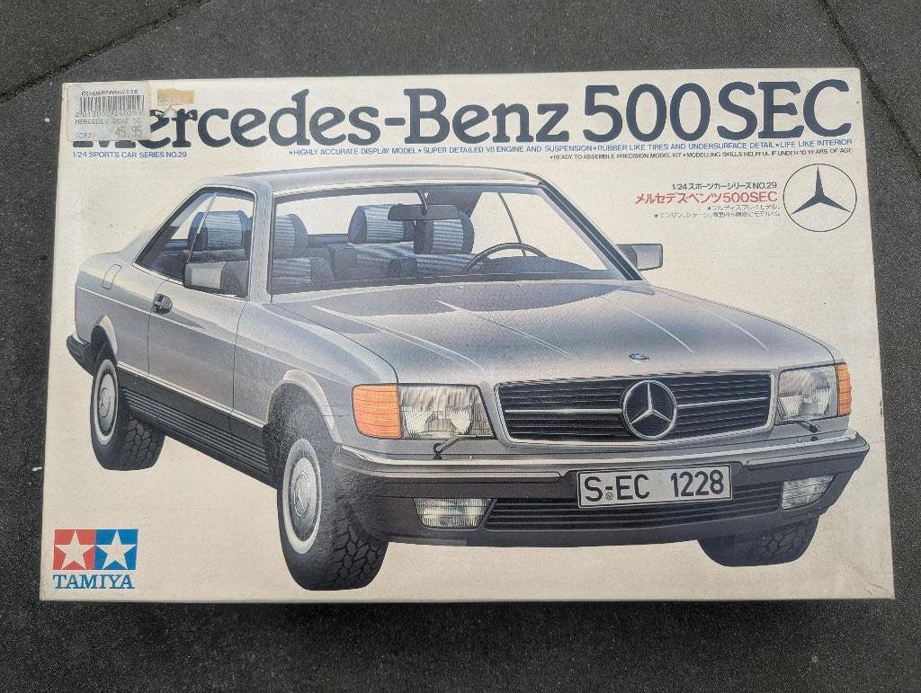 Tamiya 2429 - Mercedes-Benz 500 SEC, Auto, Groter dan 1:32, Nieuw, Ophalen of Verzenden