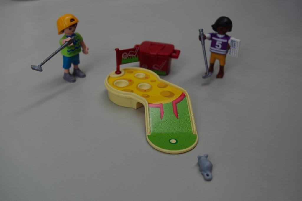 Playmobil Kinderen met minigolf (9439), Ophalen of Verzenden, Zo goed als nieuw, Complete set
