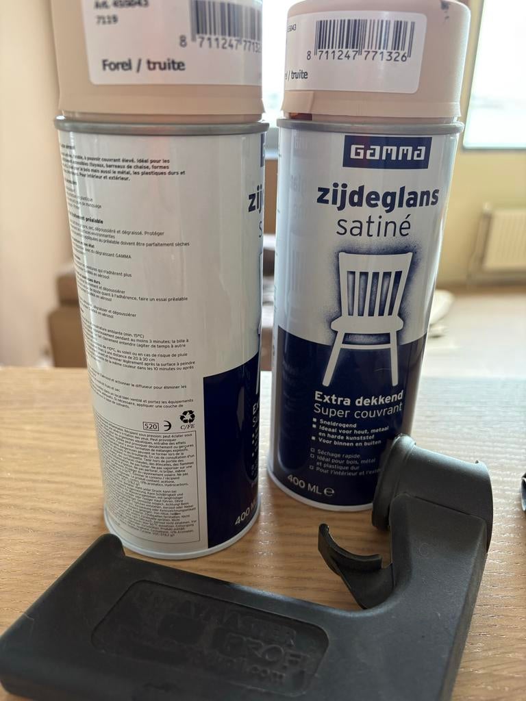 Spuitlak zijdeglans forel, Doe-het-zelf en Verbouw, Verf, Beits en Lak, Ophalen, Overige kleuren, Nieuw, Lak