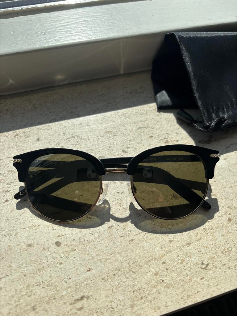 Serengeti Lela 8939 gepolariseerde zonnebril, Overige merken, Zonnebril, Zwart, Nieuw