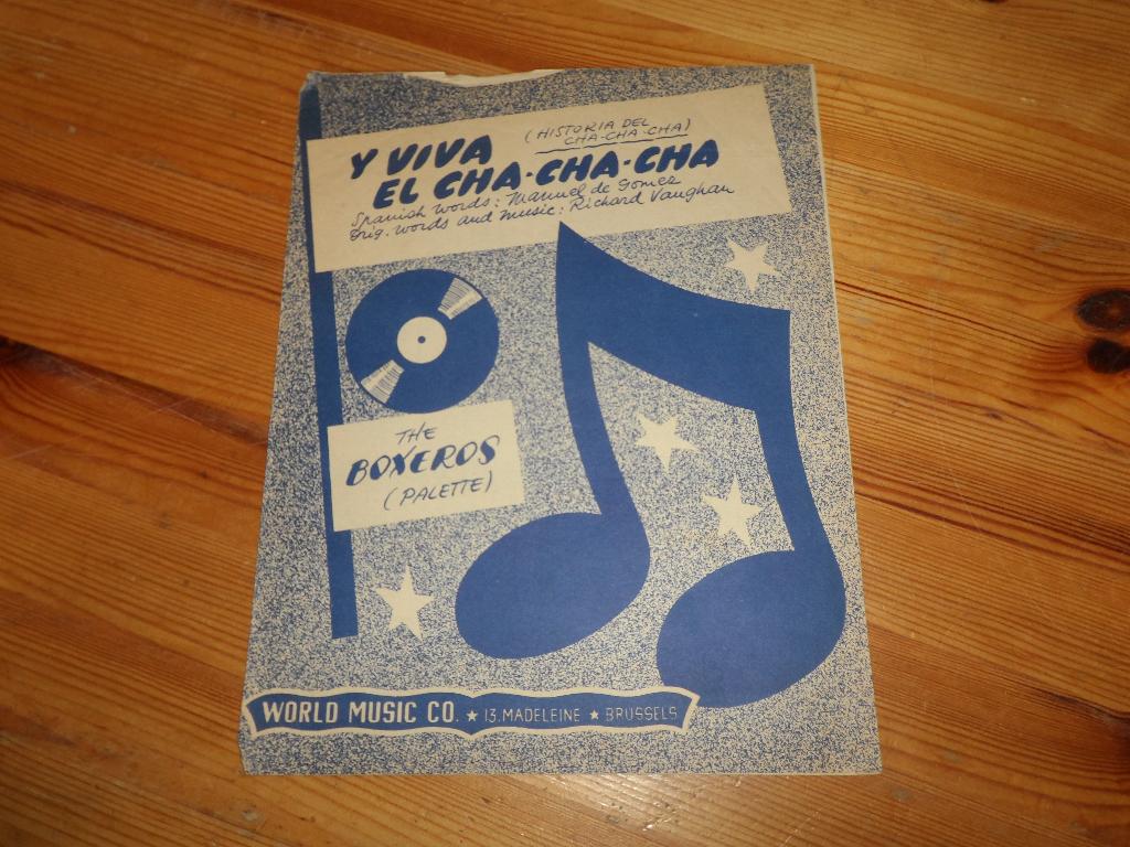 Y viva el cha cha cha - richard vaughan / manuel de gomez, Gebruikt, Gitaar, Ophalen of Verzenden, Artiest of Componist
