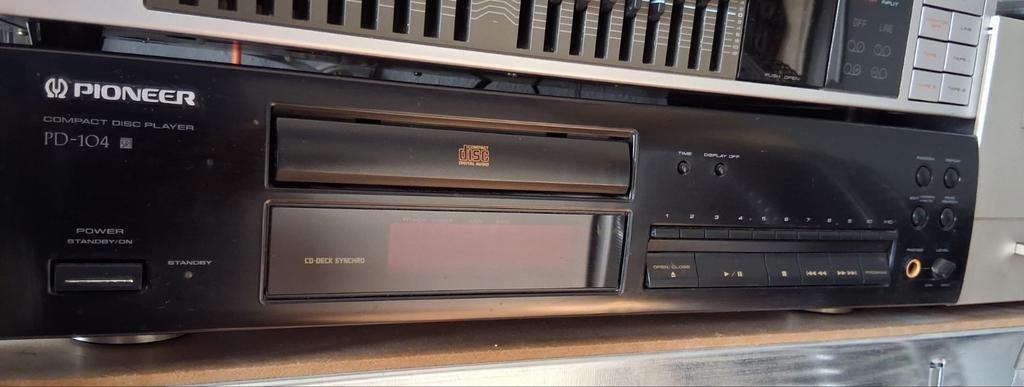 Pioneer PD-104 CD-speler - Klassieke Hifi Audio, Ophalen of Verzenden