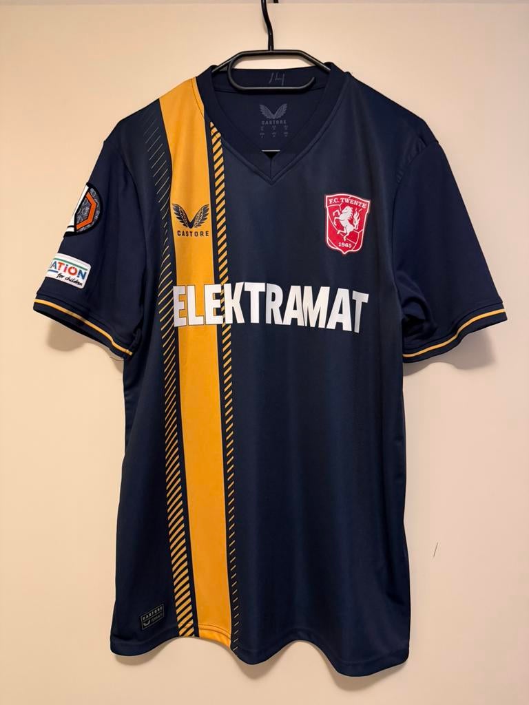 Geweldig Europees FC Twente wedstrijdshirt van Sem Steijn, Ophalen of Verzenden, Zo goed als nieuw, F.C. Twente, Shirt