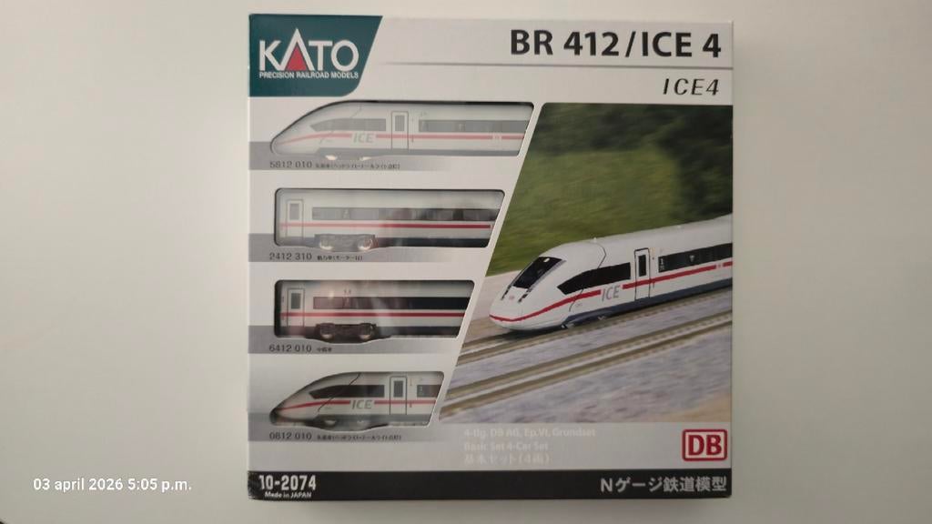 Kato BR 412 ICE 4 N-spoor, Hobby en Vrije tijd, Modeltreinen | N-Spoor, Ophalen of Verzenden
