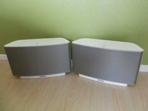 2x Sonos Play 5 gen. 1 (wit), met Bridge., Ophalen, Gebruikt, 60 tot 120 watt, Sonos