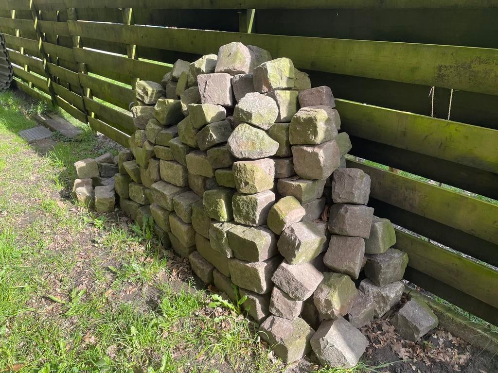 Kasseien gebruikt, Ophalen, Zo goed als nieuw, Grijs, Graniet