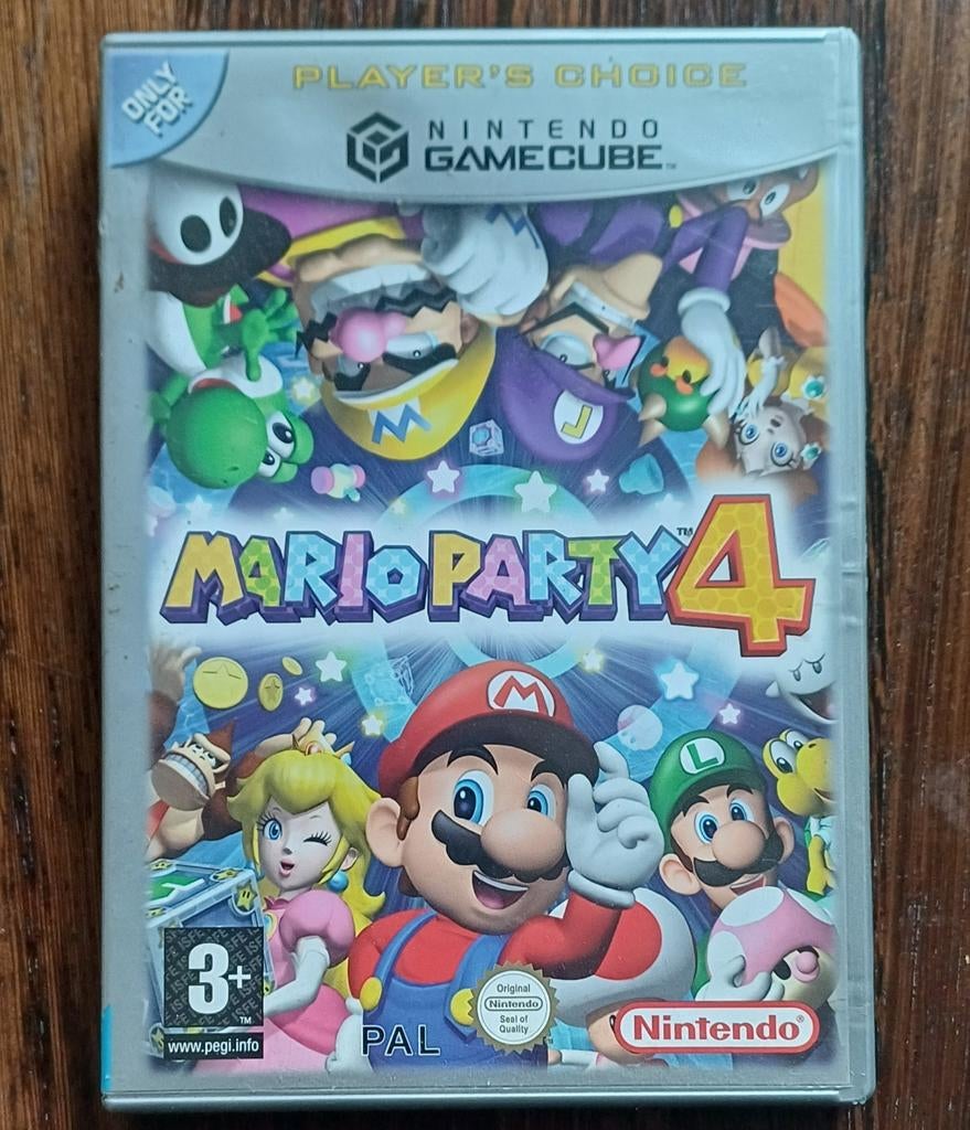 Mario Party 4 - Nintendo GameCube (Player's Choice), Spelcomputers en Games, Gebruikt, Overige genres, Eén computer, Ophalen of Verzenden