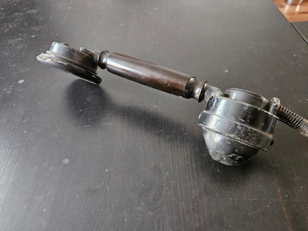 Antieke hoorn (veld)telefoon, Verzamelen, Ophalen of Verzenden