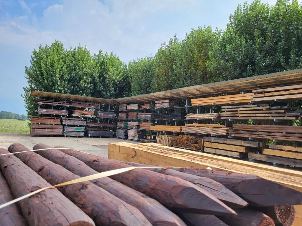 Hardhout, Tuin en Terras, Nieuw, Ophalen of Verzenden, Hardhout, 250 cm of meer