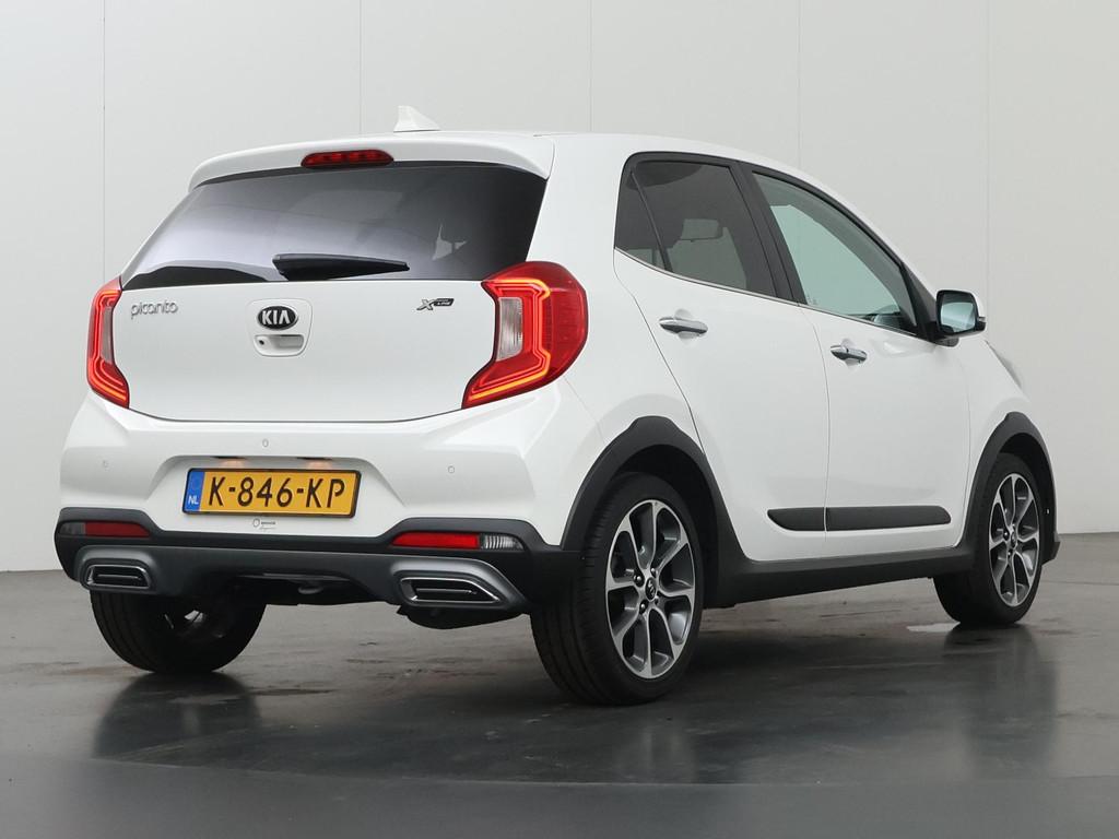 Kia Picanto 1.0 T-GDi X-Line 5p | Lederen Bekleding | Stoel/, Auto's, Kia, Voorwielaandrijving, 101 pk, Gebruikt, Wit