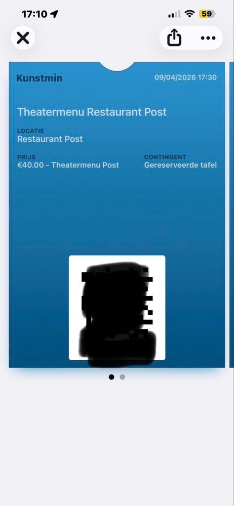 Alex Klaasen Dordrecht diner bon voor 2, Twee personen, Overige soorten