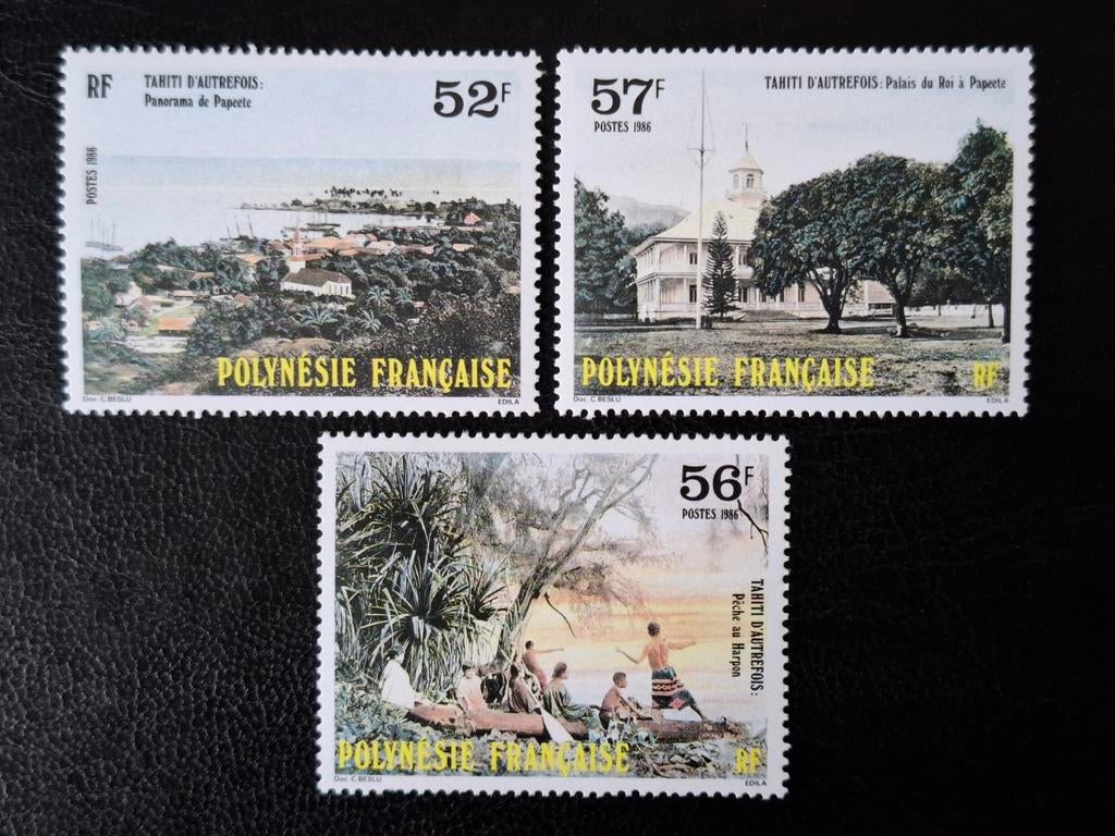 Frans Polynesië 1986 Tahiti in the Old days, Ophalen of Verzenden, Postfris
