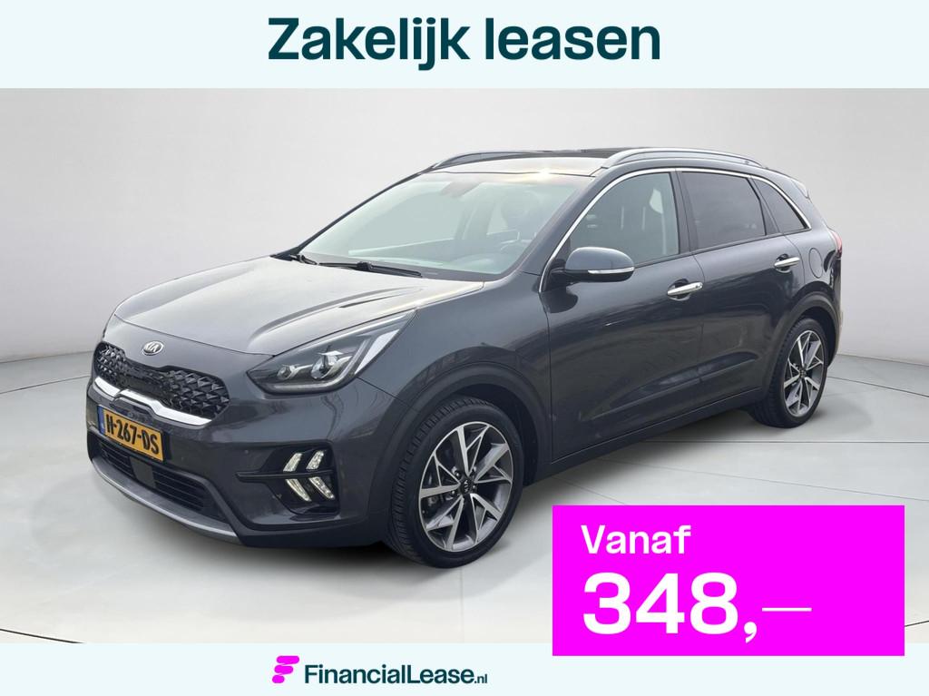 Kia Niro 1.6 GDi Hybrid Style Edition 18 inch | Leder | Keyl, 12 maanden, Gebruikt, Euro 6, Leder en Stof