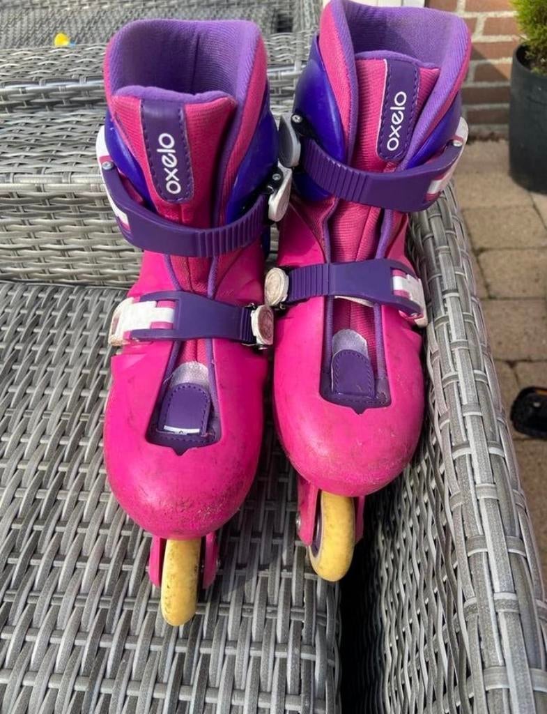 Roze Oxelo skeelers maat 30-32, Kinderen en Baby's, Speelgoed | Buiten | Rolschaatsen, Kinderen, Ophalen of Verzenden, Verstelbaar