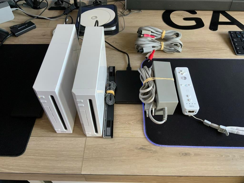 Wii compleet met 105+ games, controller en HDMI adapter, Spelcomputers en Games, Spelcomputers | Nintendo Wii, Gebruikt, Met 1 controller