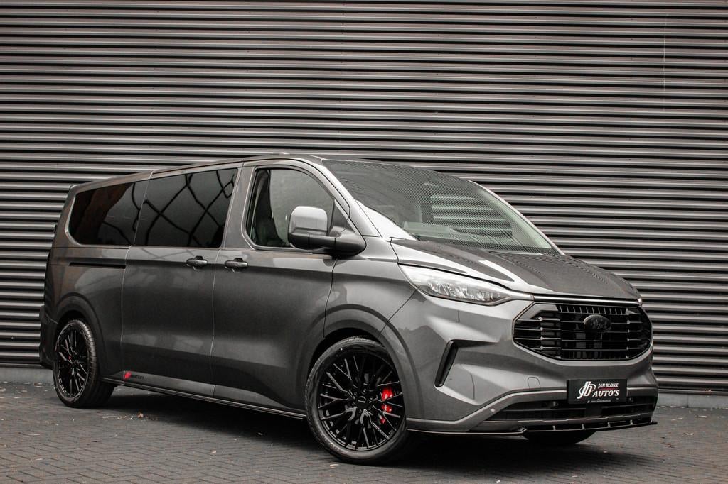 Ford Transit Custom 2.0 TDCI L2H1 170PK Limited DC / DUBBEL, Auto's, 4 cilinders, 2500 kg, Leder, Diesel