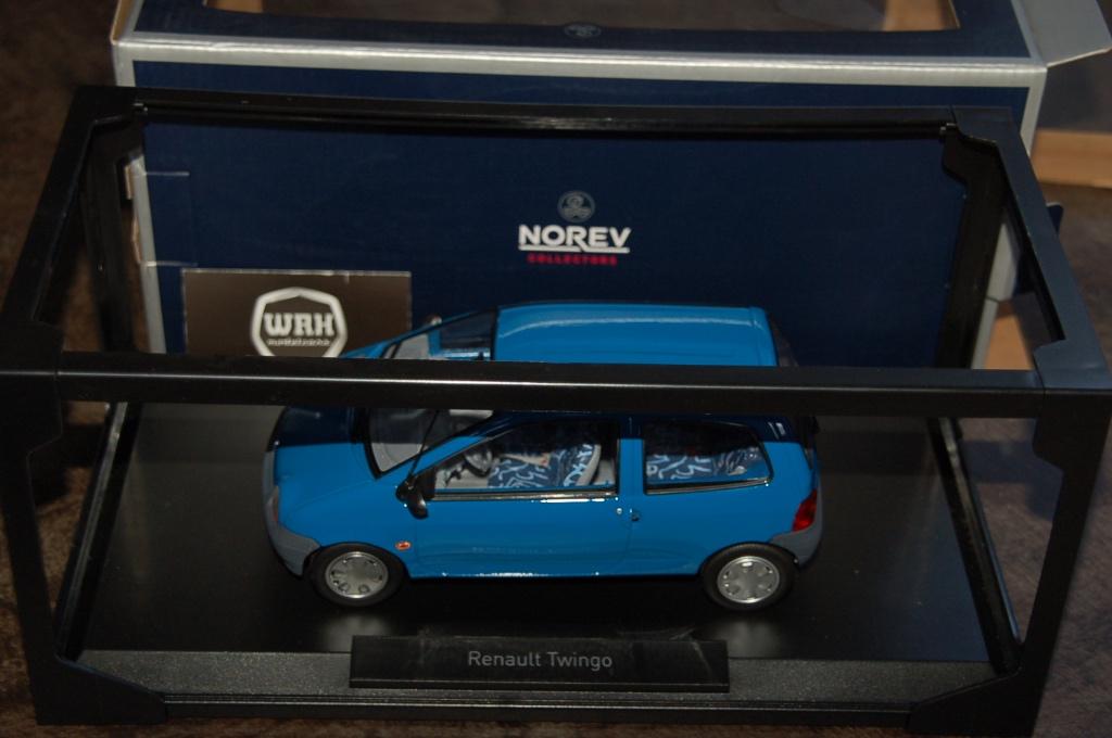 1:18 RENAULT TWINGO 1995 cyan blue Norev 185295 in doos WRH, Verzenden, Zo goed als nieuw, Auto, Norev