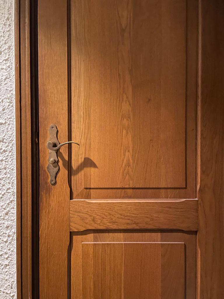 Massief eiken deuren, Ophalen, Gebruikt, 80 tot 100 cm, Binnendeur