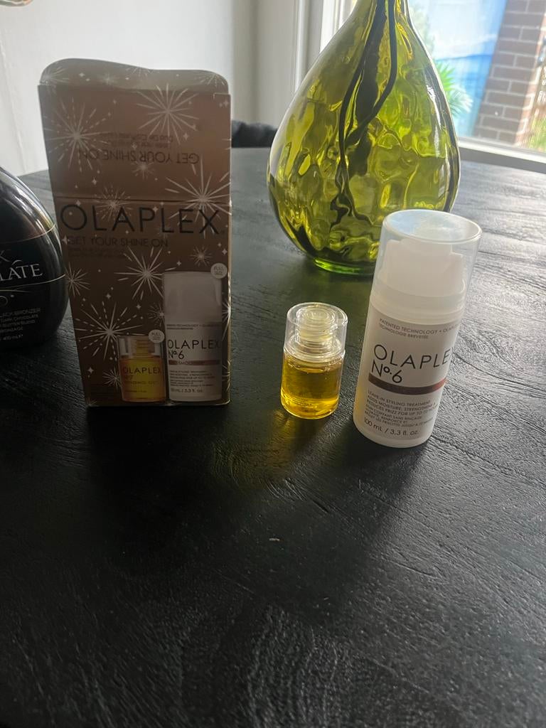Olaplex No. 6 en No. 7 set, Ophalen of Verzenden, Gebruikt, Haarverzorger of -hersteller