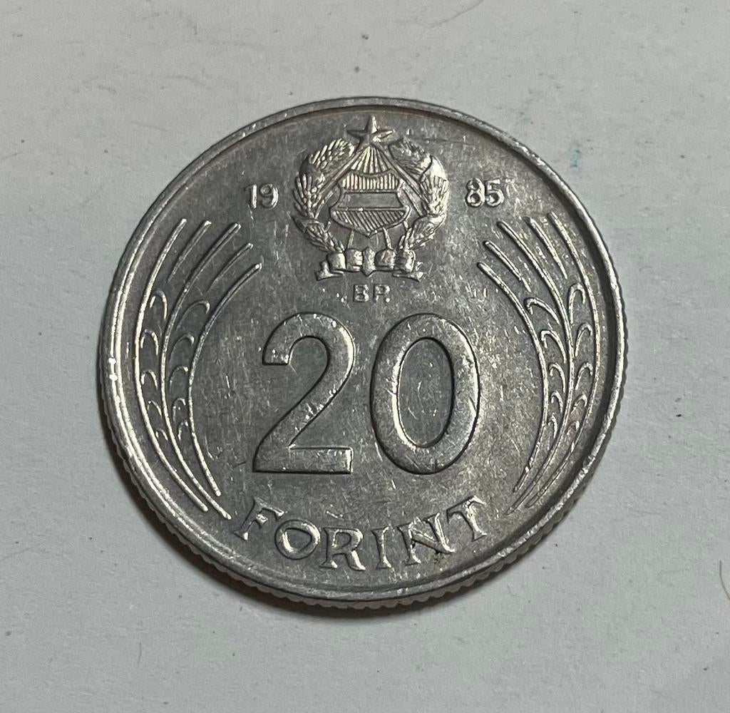 20 forint Hongarije 1985, Postzegels en Munten, Munten | Europa | Niet-Euromunten, Ophalen of Verzenden, Hongarije