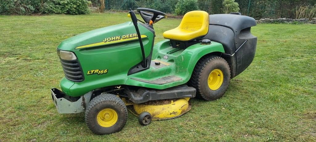 John Deere LTR 166 Zitmaaier met Mulch Optie en Accessoires, Tuin en Terras, Zitmaaiers, John Deere, Gebruikt, Ophalen of Verzenden