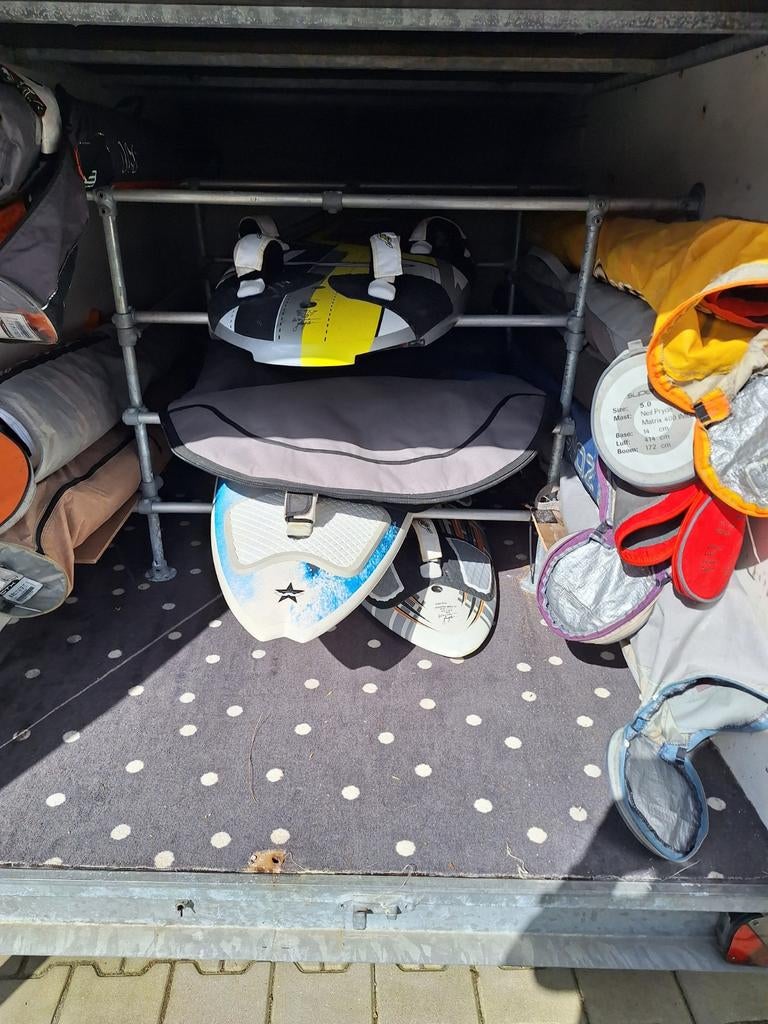 jp fsw jp slalom fanatic freewave surftrailer gaastra gtx, Ophalen, Gebruikt, Minder dan 250 cm, Minder dan 5 m²