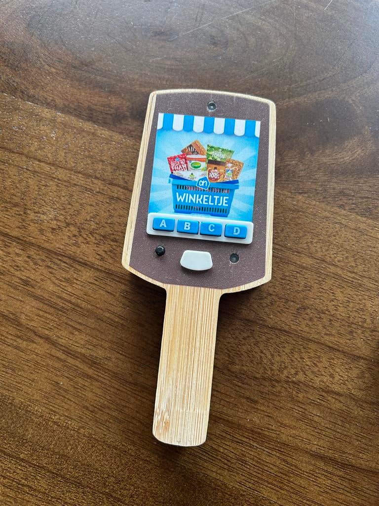Albert Heijn Zelfscanner Speelgoed - Houten Scanner, Albert Heijn, Ophalen of Verzenden
