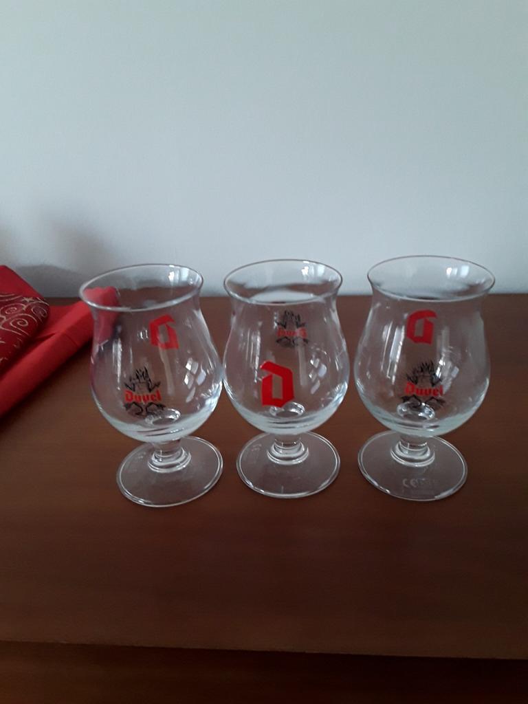 Kleine Duvel glazen, Verzamelen, Ophalen of Verzenden, Zo goed als nieuw, Glas of Glazen, Duvel