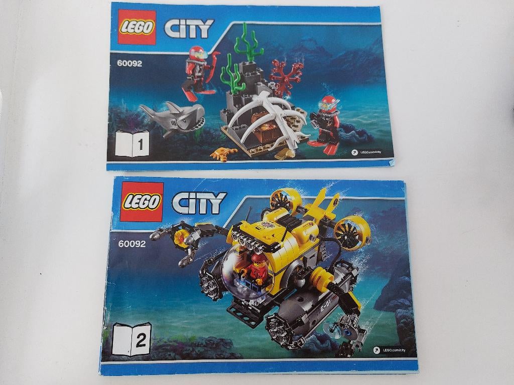 Lego City 60092 Deep Sea Submarine / Diepzee onderzeeër, Compleet, City, Lego, Ophalen of Verzenden