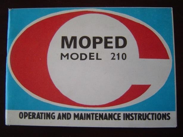 JAWA model 210 moped instruction manual handleiding, Ophalen of Verzenden