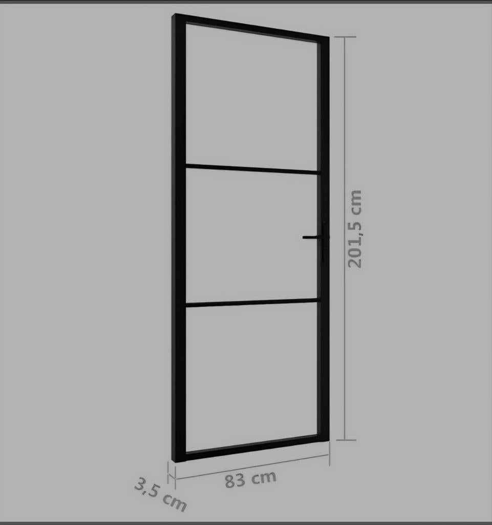 Binnendeur, Doe-het-zelf en Verbouw, Deuren en Horren, Nieuw, Binnendeur, 200 tot 215 cm, Glas, Ophalen