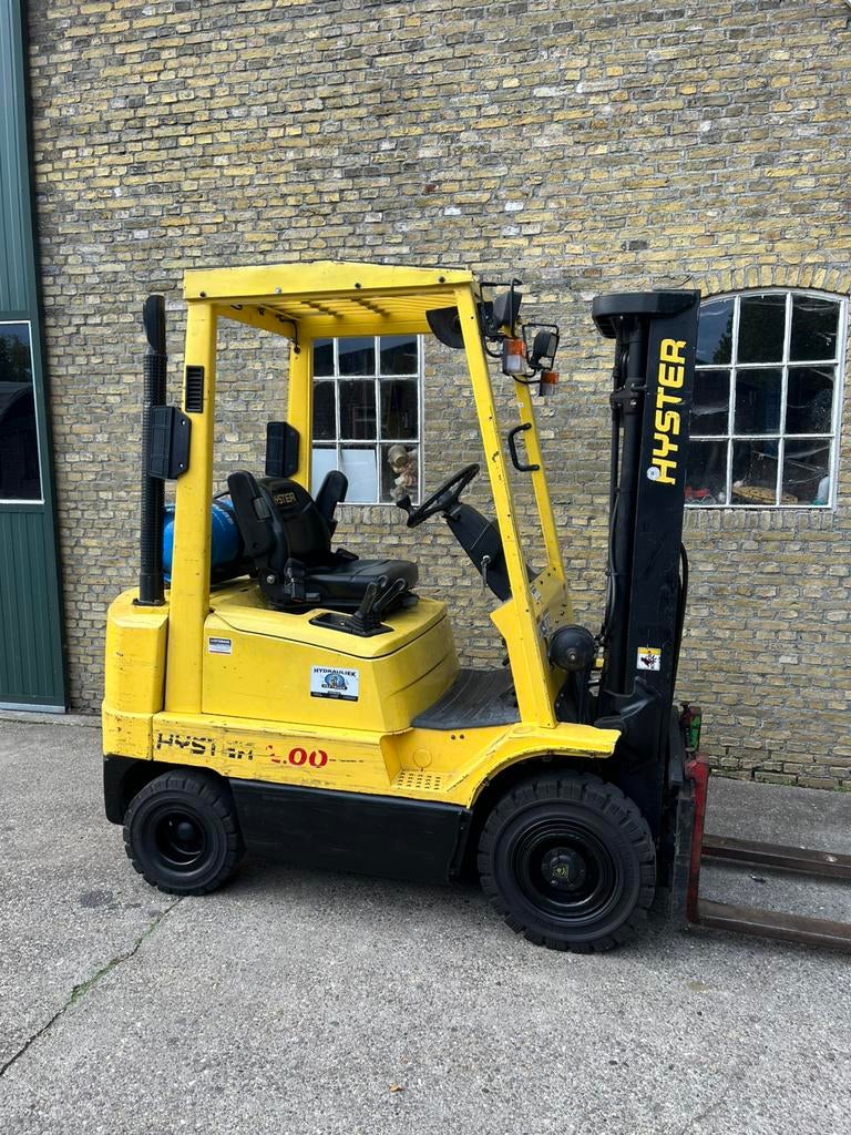 Nette Hyster 2 ton Heftruck LPG triplex sideshift freelift, LPG, Heftruck, Ophalen of Verzenden, 1000 tot 2000 kg