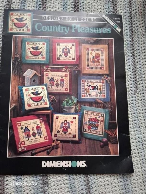 Country pleasures borduurpatronen, Ophalen of Verzenden, Zo goed als nieuw, Handborduren, Patroon