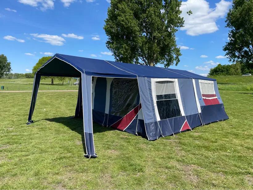 Jamet Louisiana Vouwwagen - 2006 - Ruim en Comfortabel, Ophalen, Blauw, Aanwezig, Jamet