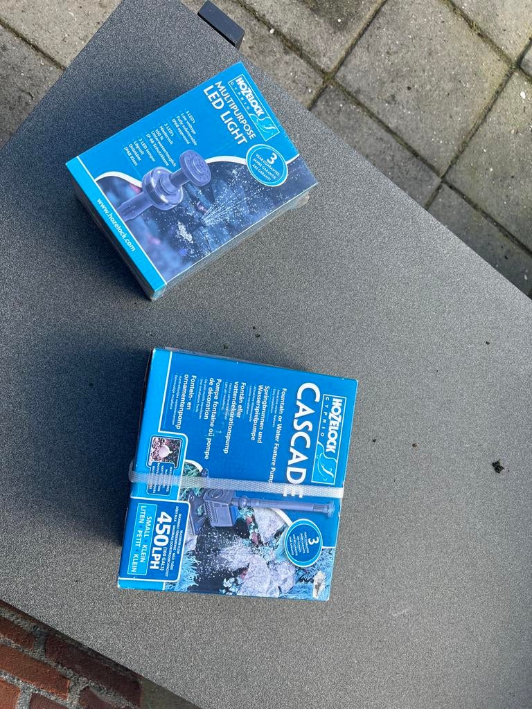 Hozelock pomp en multiporpose led lamp set, Tuin en Terras, Vijvers, Ophalen of Verzenden, Nieuw