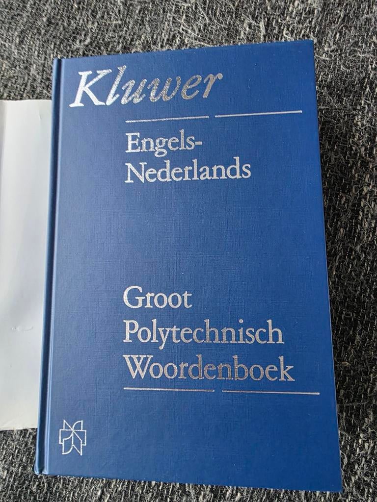 Kluwer Groot Polytechnisch Woordenboek Engels-Nederlands, Boeken, Woordenboeken, Zo goed als nieuw, Nederlands, Overige uitgevers