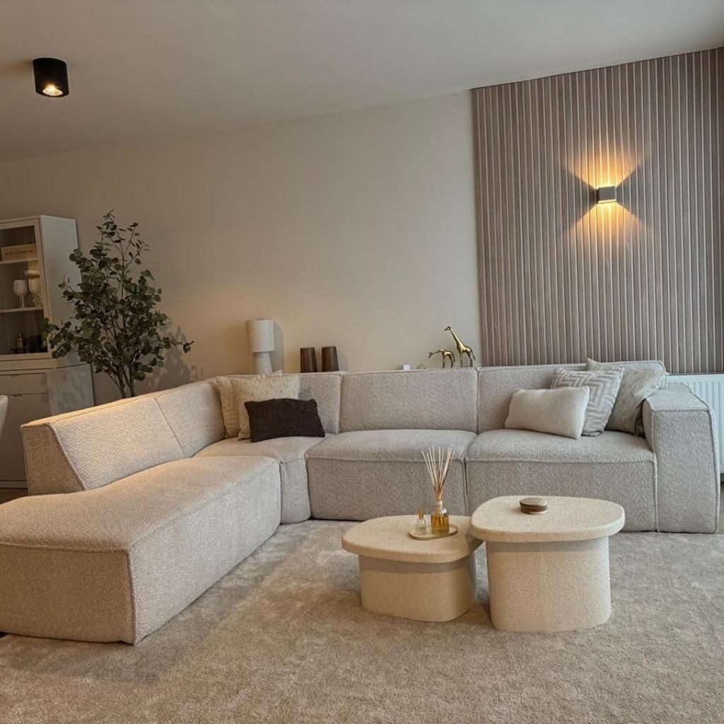 Teddy Ricardo Bankstel Lounge Chair Hoekbank Voorraad SALE, Hoekbank, Ophalen of Verzenden, Metaal, 150 cm of meer