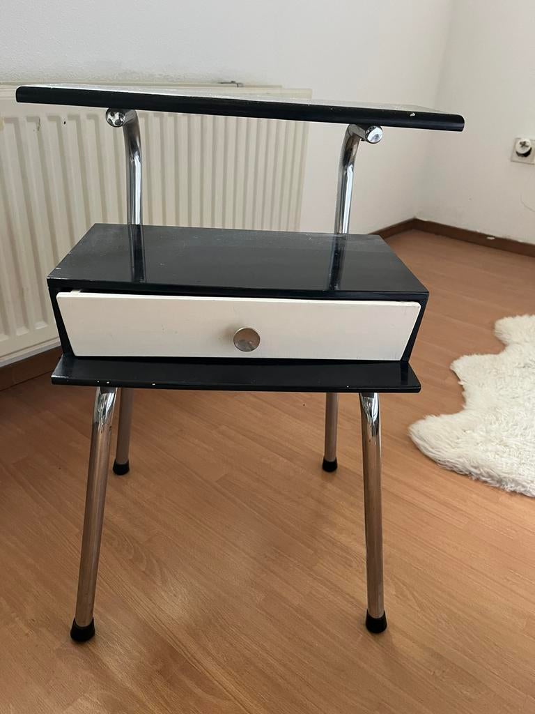 Nachtkastje, ontworpen door Wim Rietveld voor Auping, Huis en Inrichting, Slaapkamer | Nachtkastjes, Zo goed als nieuw, Minder dan 45 cm