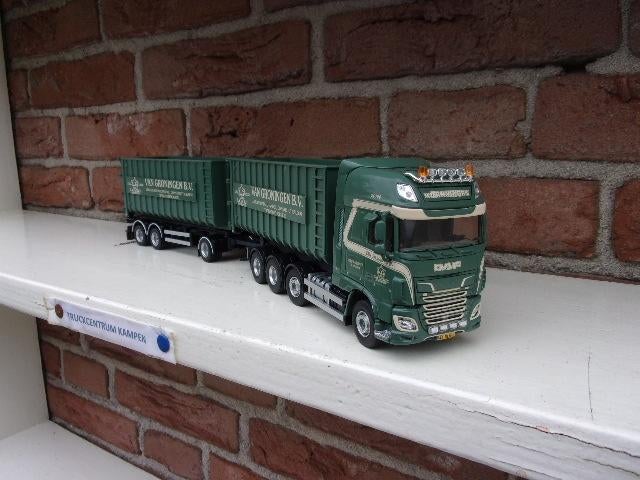 Tekno  Daf  XF  106  8 x 4  van  van  Groningen., Ophalen of Verzenden, Nieuw, Bus of Vrachtwagen, Tekno