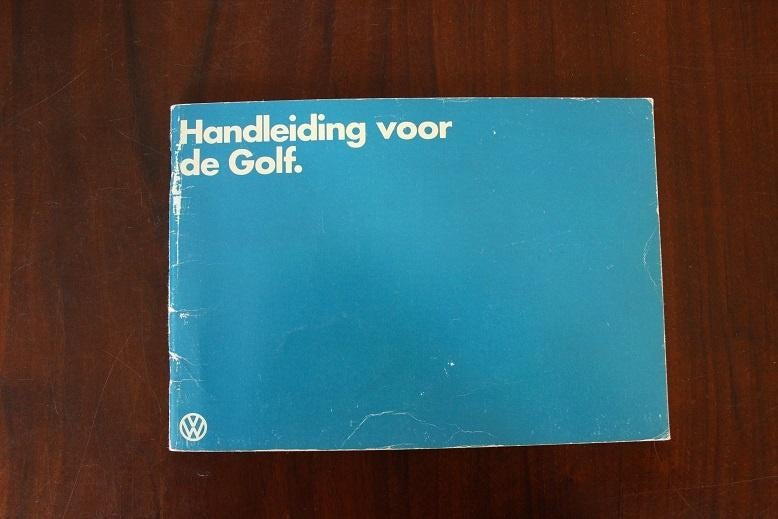 Volkswagen Golf  1982 instructie boekje  handleiding, Ophalen of Verzenden