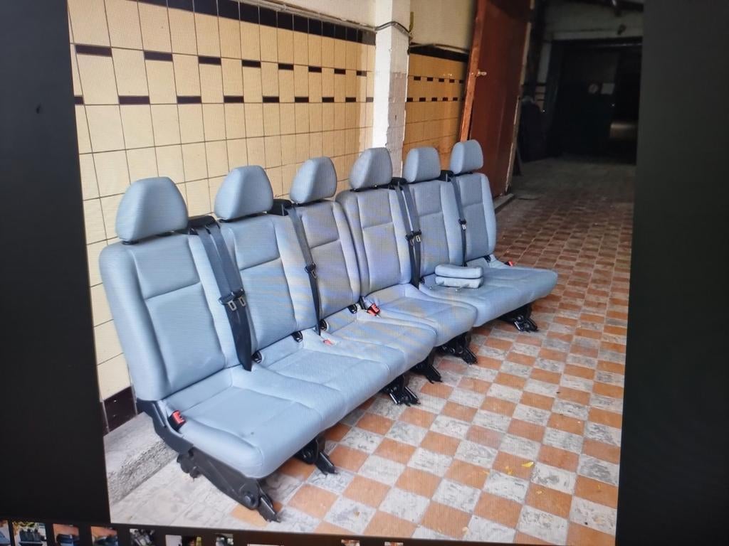 stoelen lederen grijs mercedes taurer 447 vito viano 639, Auto-onderdelen, Interieur en Bekleding, Ophalen of Verzenden, Nieuw