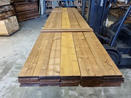 Thermowood planken 2.0x18.5 cm - nr: tp237, Tuin en Terras, Palen, Balken en Planken, Ophalen, Nieuw, 250 cm of meer, Planken