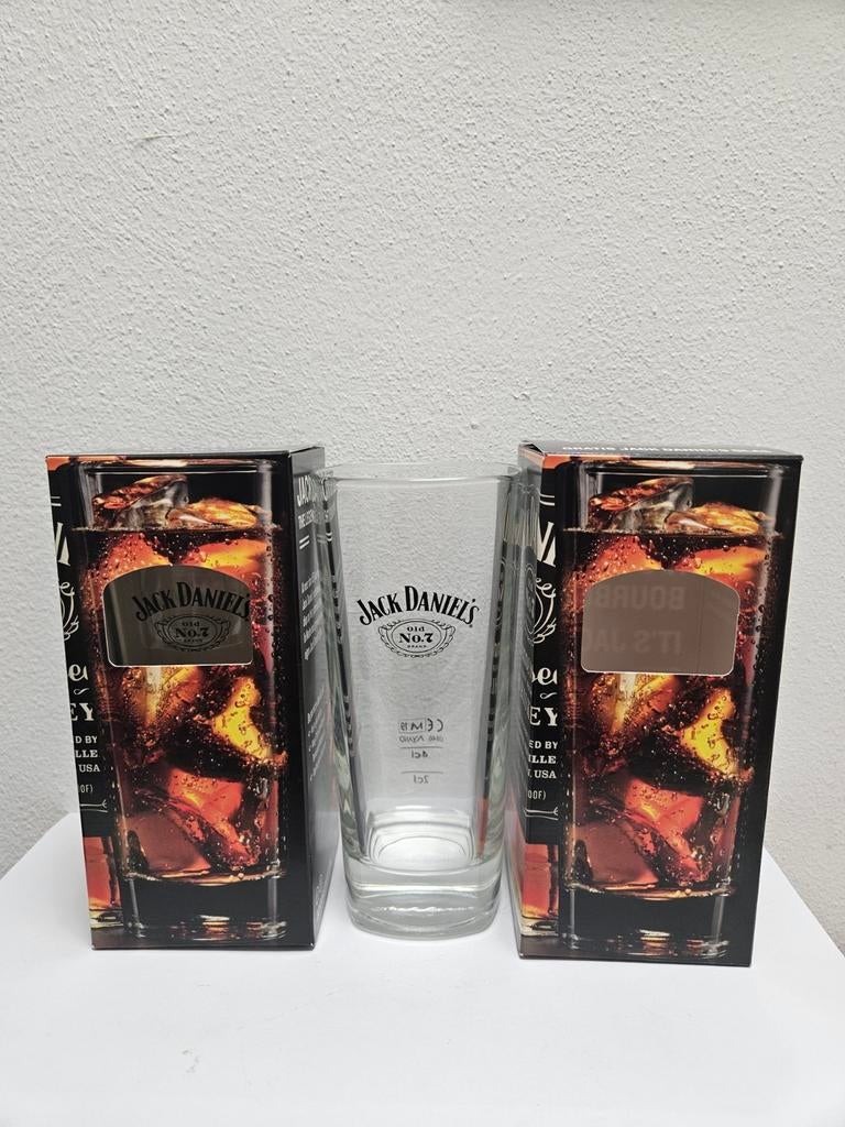 Jack Daniel's Glazen - Nieuw in Doos (2 stuks), Ophalen of Verzenden, Nieuw